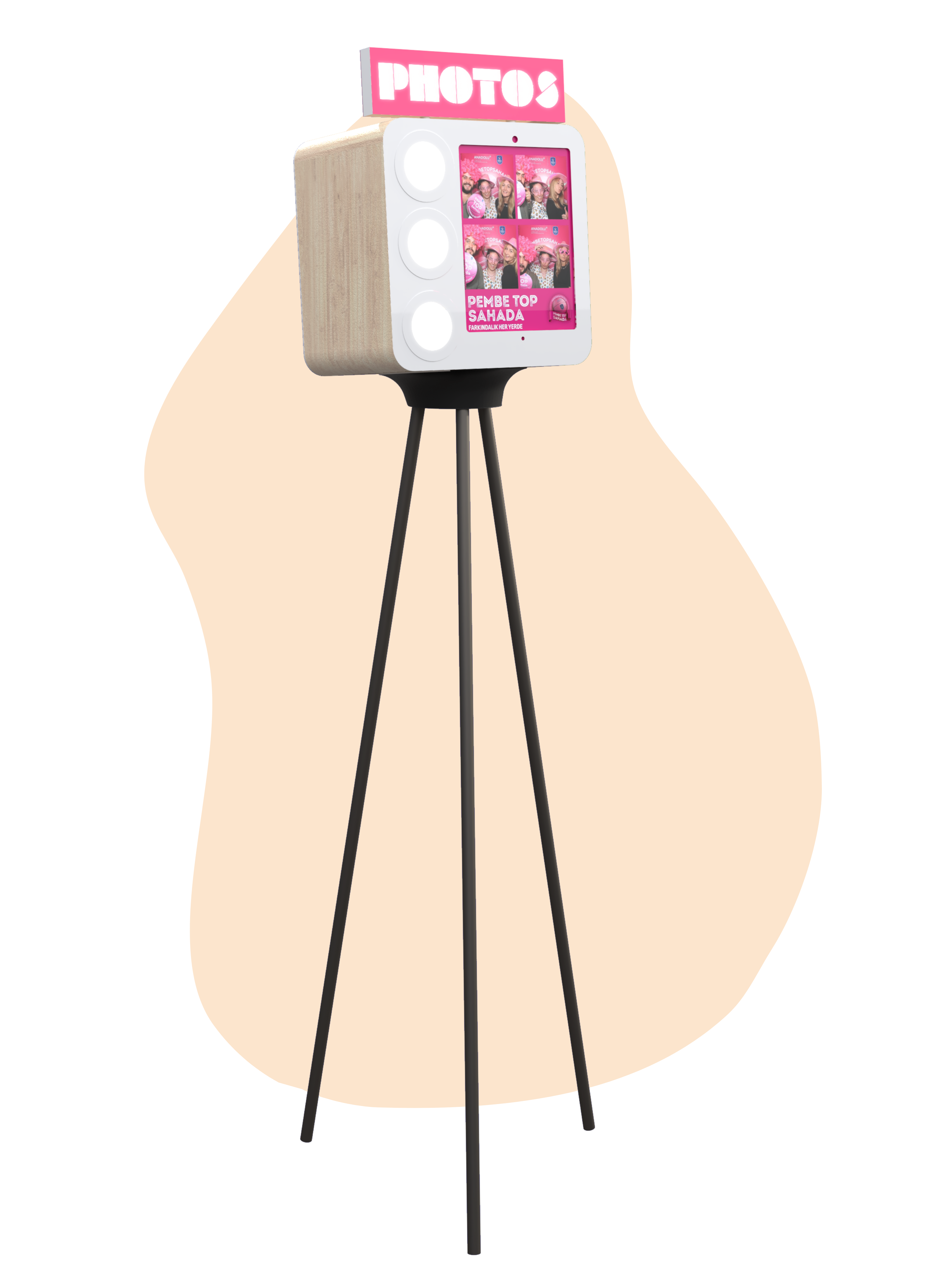 Formule Smart — photobooth Badabooth avec 50 photos imprimées